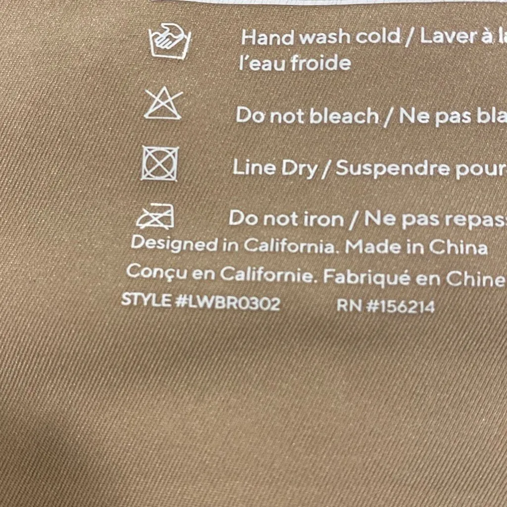 HoneyLove Crossover bra size large Tan - Image 8