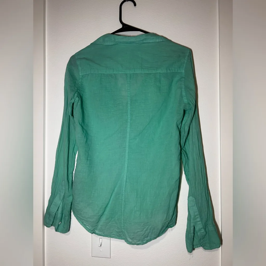 Frank & Eileen Teal Button-Up Shirt - Image 6