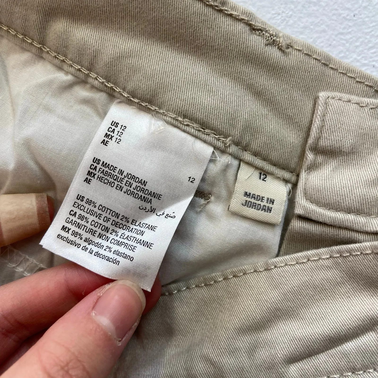 Style & Co women's tan straight leg cotton stretch casual jeans pants neutral 12 - Image 8