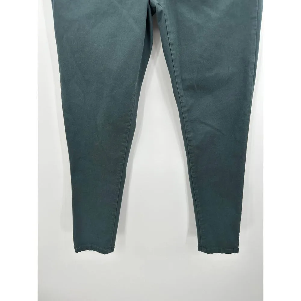Democracy Teal Green Ab Solution Natalie Straight Leg Jeans Womens Size 2 - Image 4