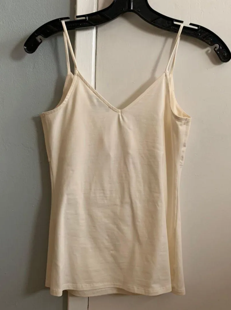 Tie Front knot bow stretch white Cami - Image 10