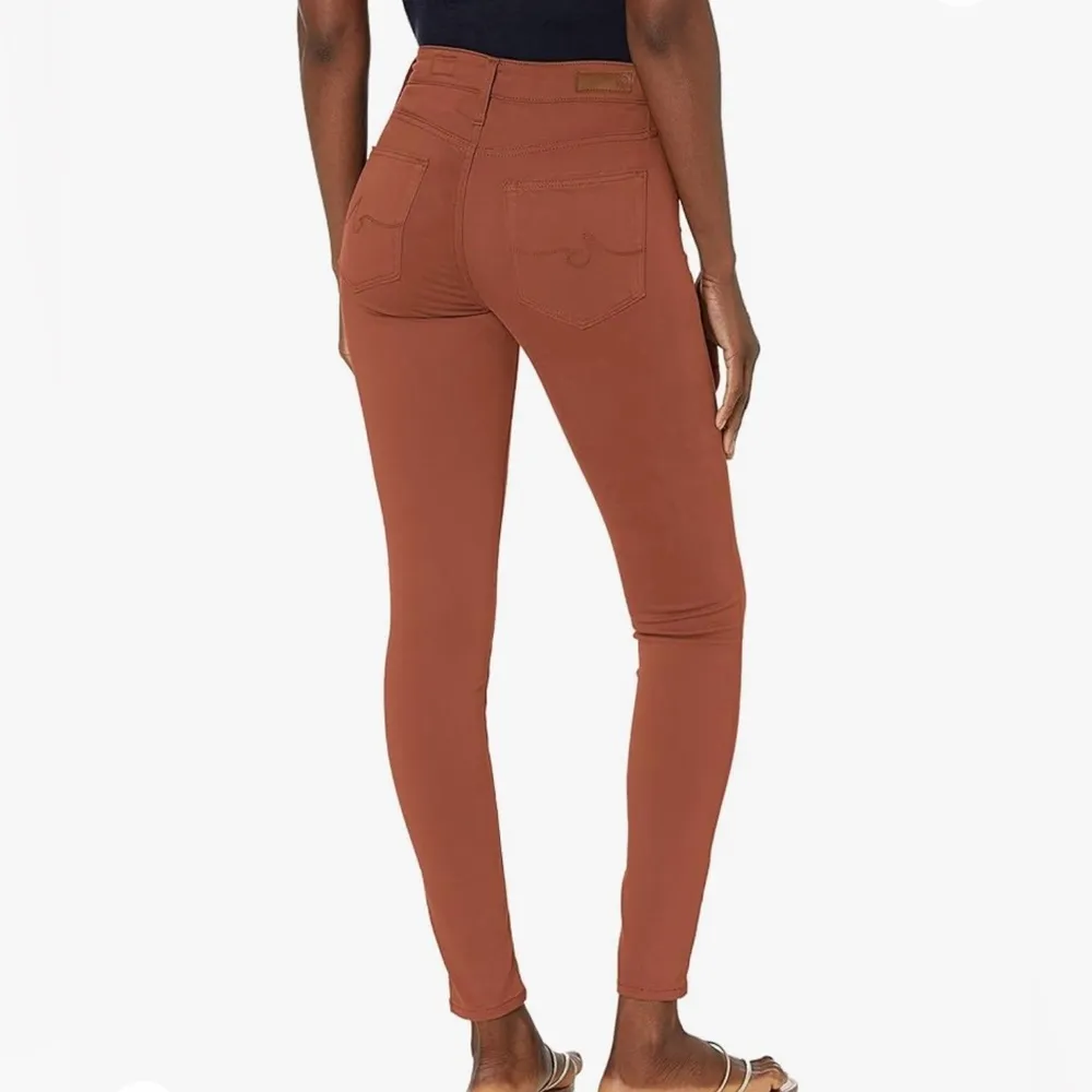 AG Womens Farrah Ankle Jeans High Rise Skinny Luscious Stretch Sateen Size 32 - Image 2