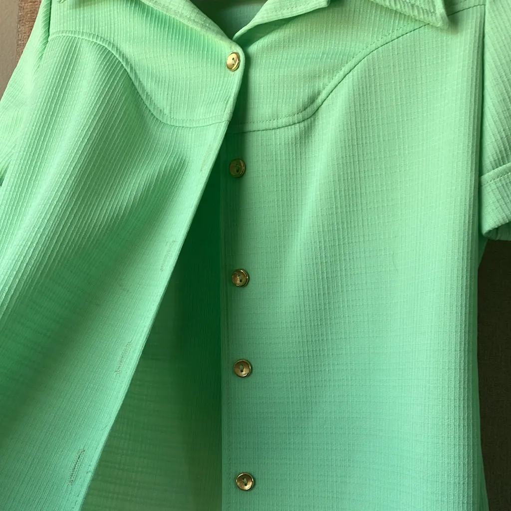 Vibrant Green vintage slack set 11/12 - Image 7