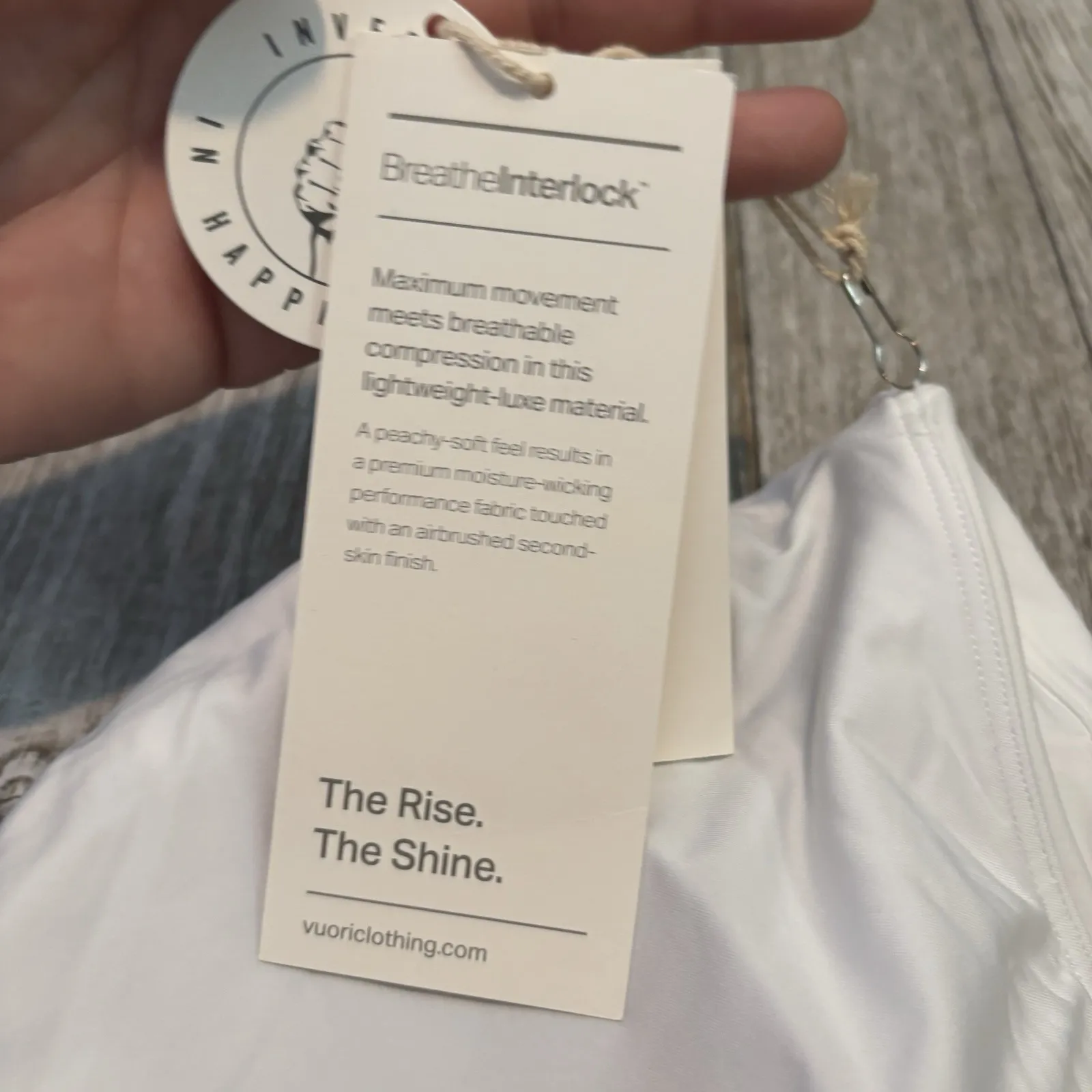 Vuori‎ Volley Dress Womens XL  White VW604 BreatheInterlock Active Tennis NWT - Image 6