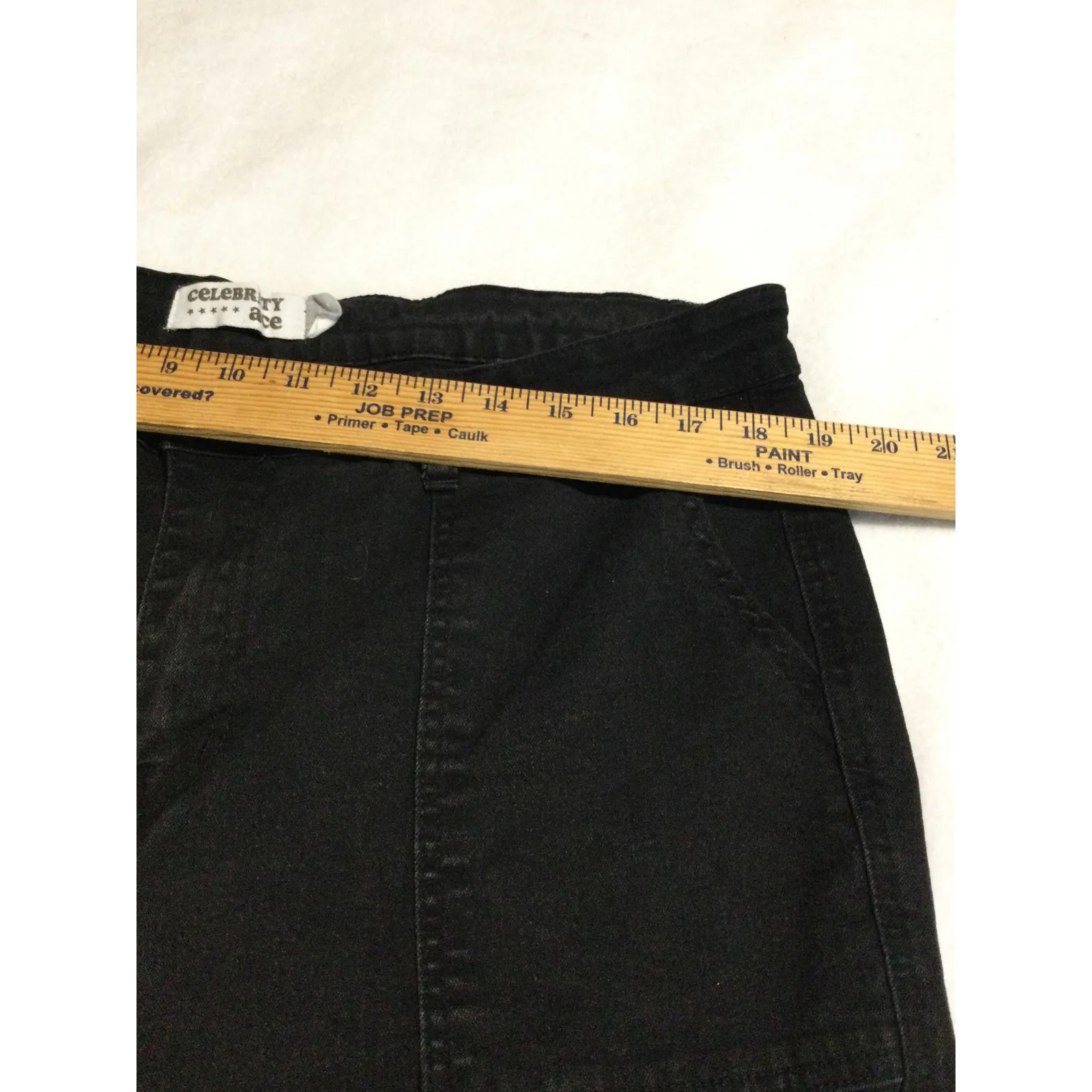 Celebrity Ace Black Cargo Pants Women's Size 18 Utility Pockets Straight Leg - Image 5