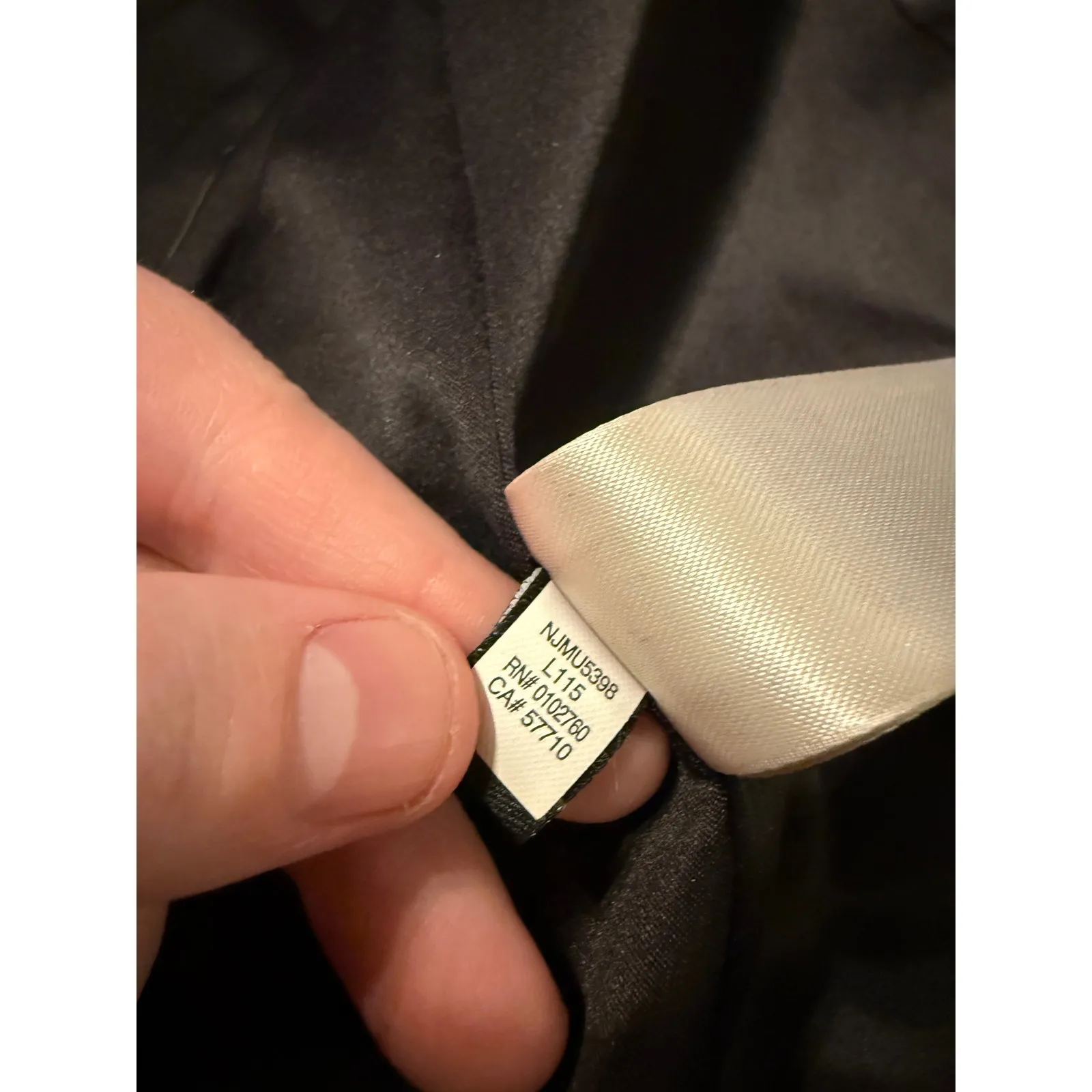 Kate Spade Wool Blend Plaid Coat Medium Black White Long Button Front Chic - Image 7