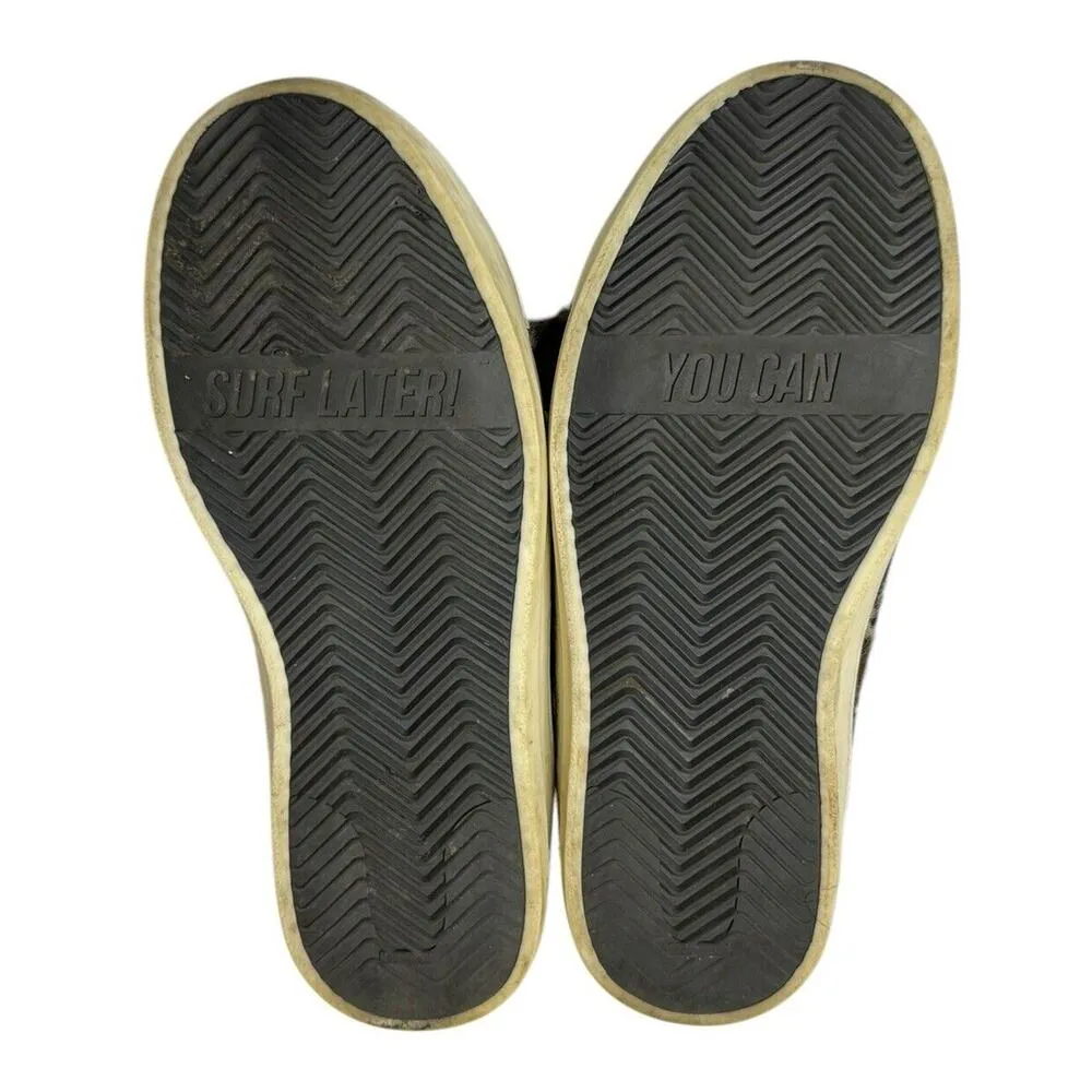 P448 John Cow Genuine Calf Hair Sneakers Leopard You Can Surf Later Shoes Sz 36 - Image 11