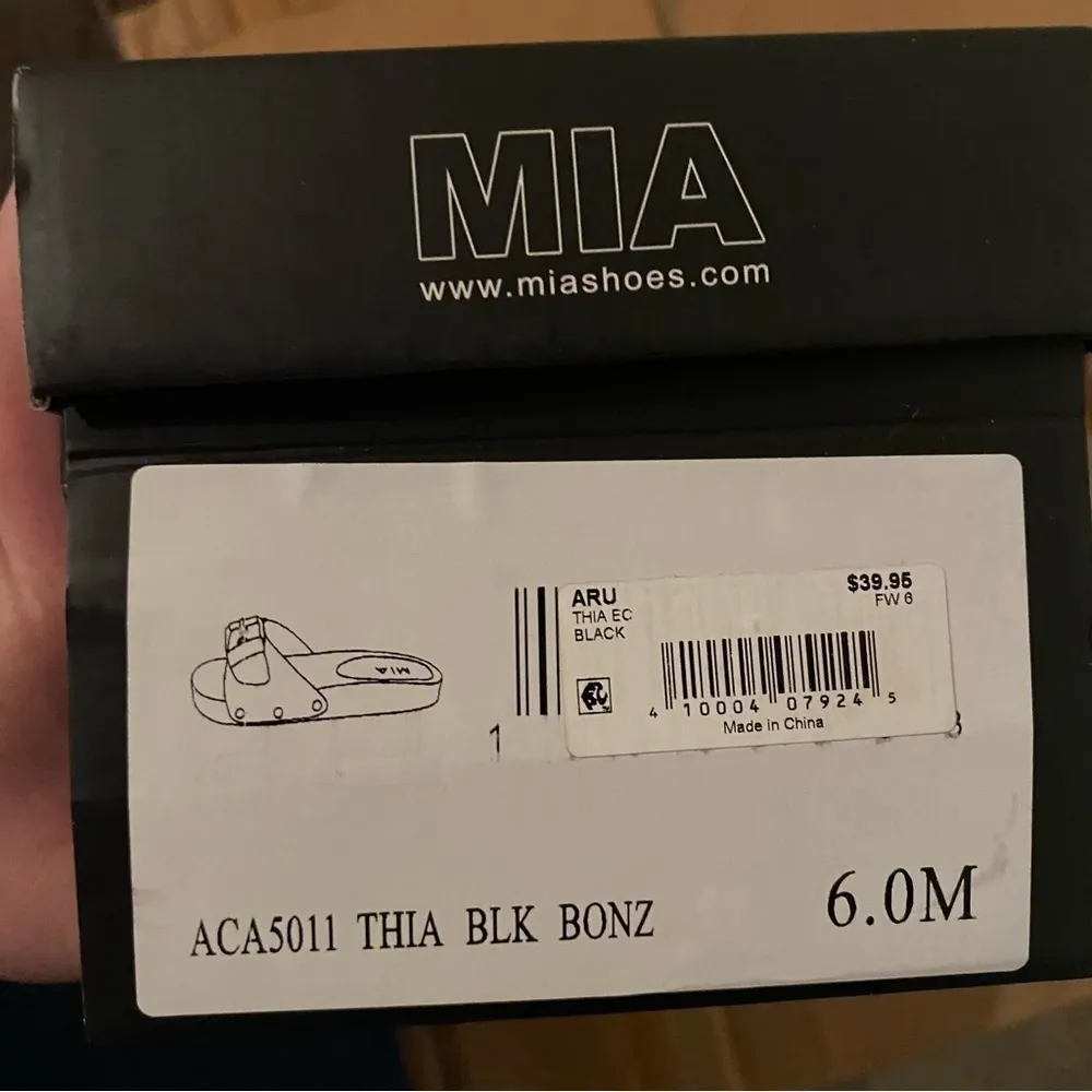 MIA Thia Sandals in Black - Image 3