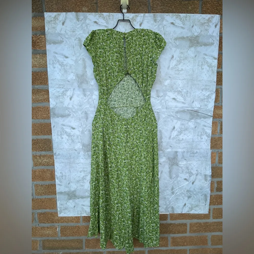 Reformation Gavin Dress Samantha in green floral size 6 - Image 8