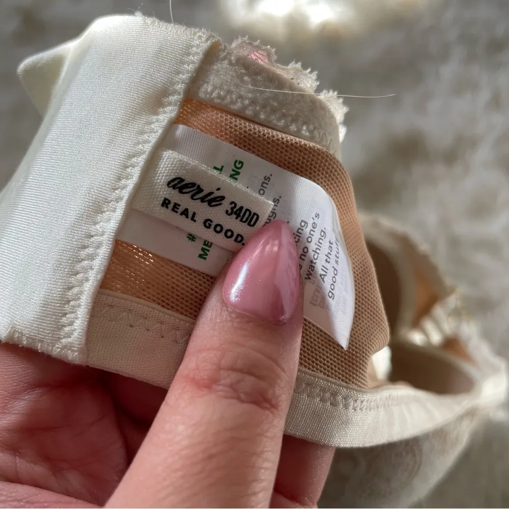 NWOT Aerie real power plunge push up paisley bra - Image 3