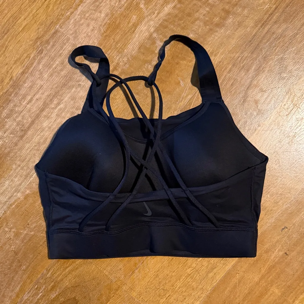 Nike Black Sports Bra - Image 2