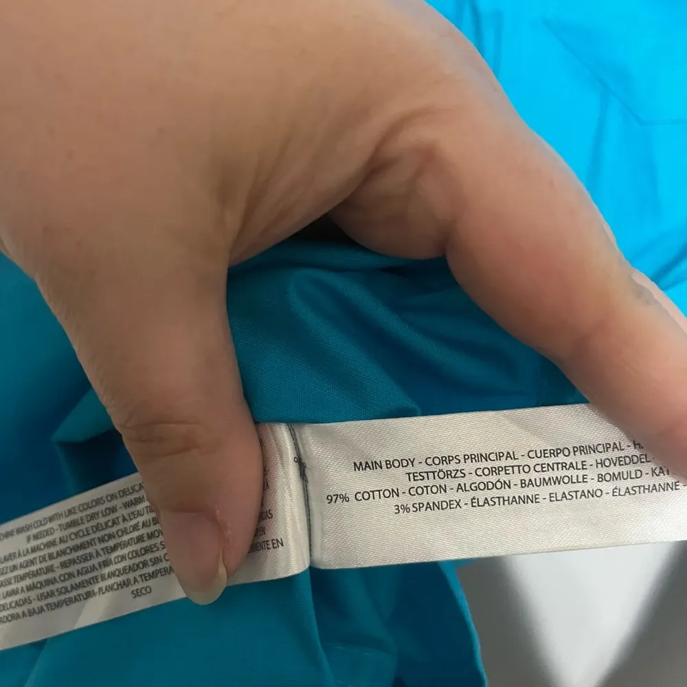 Ariat Teal Long Sleeve Shirt - Image 4