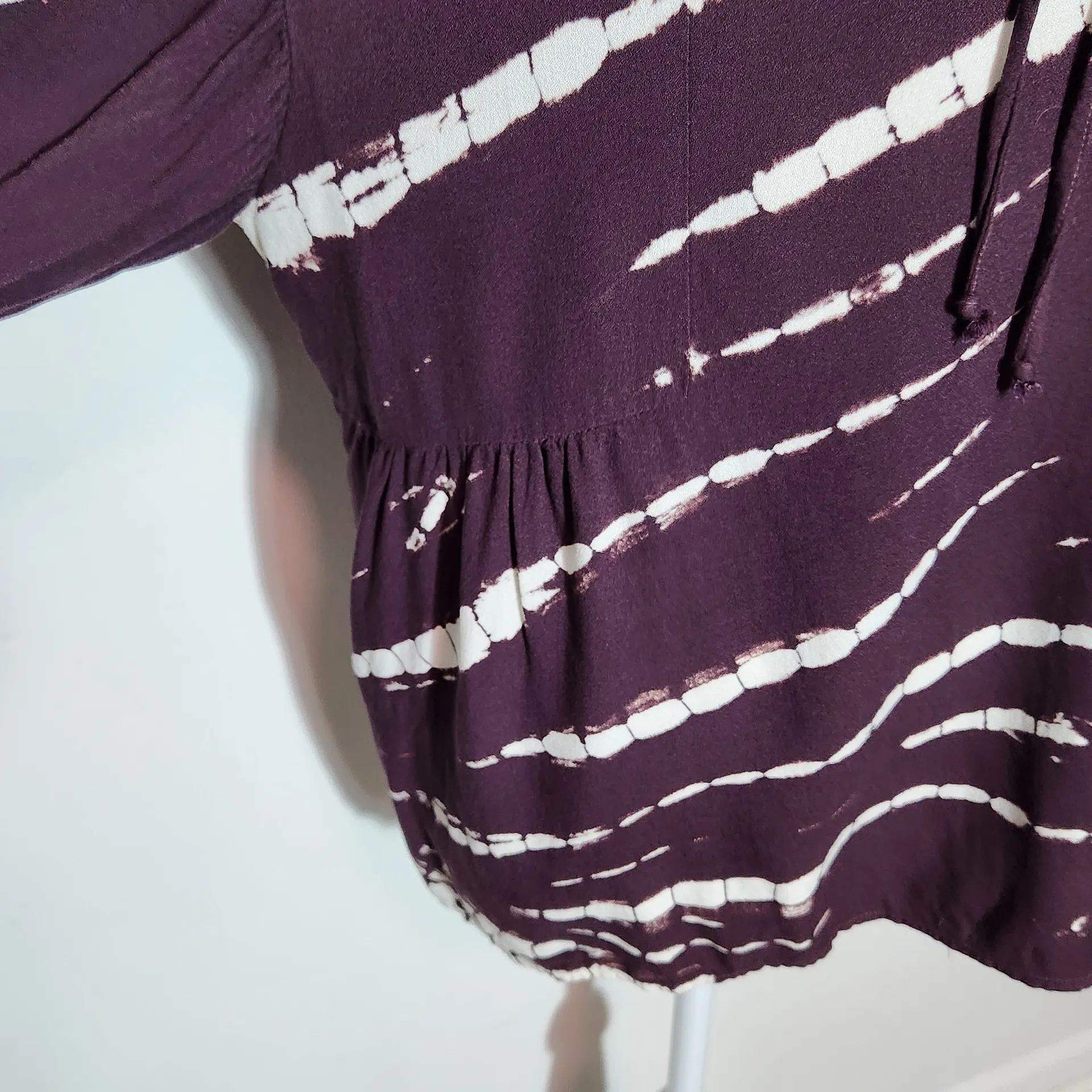 Young Fabulous & Broke Purple and White Tie-Dye Matching Set Size Medium - Image 5