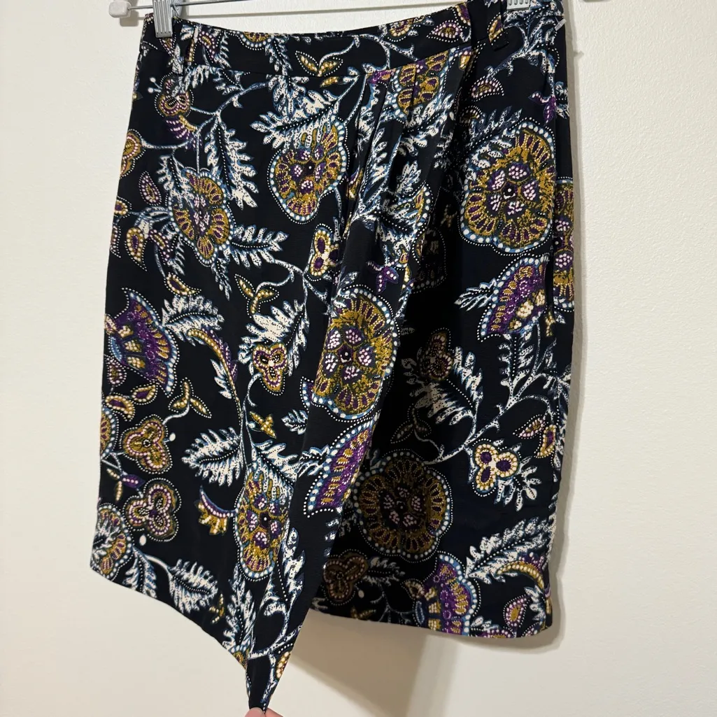 NWT ba&sh Venise Skirt size 2 in Black XS Floral Paisley NEW - Image 6