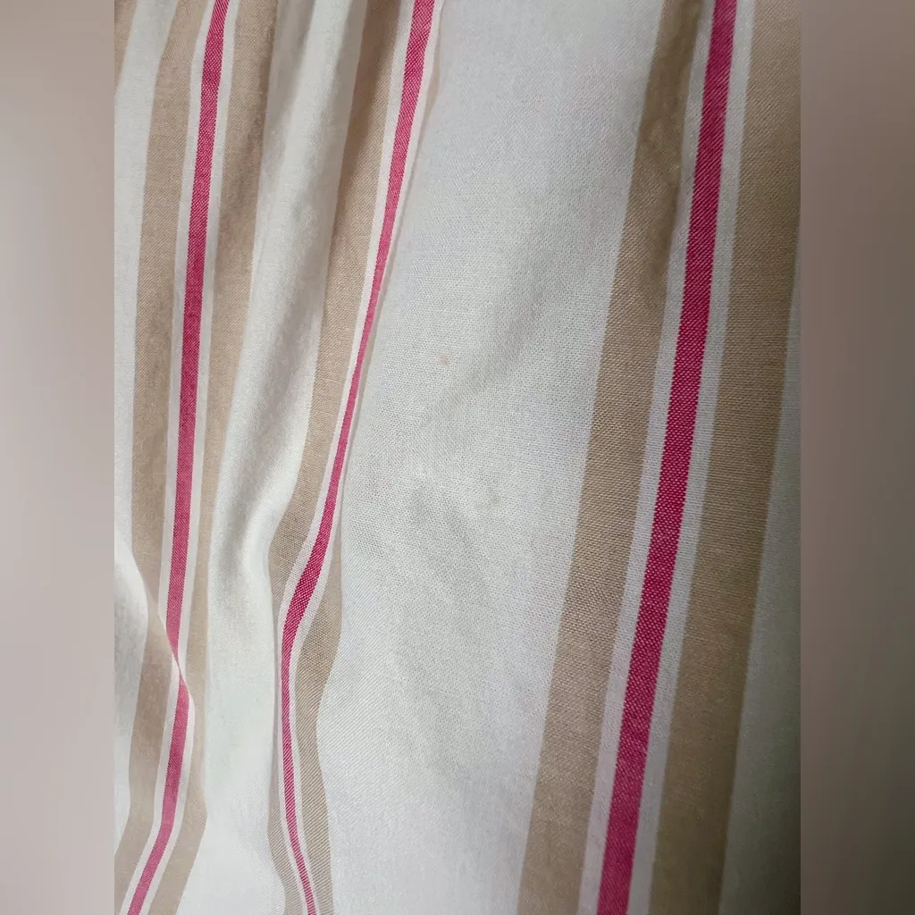 Lands End Women’s Cotton Poplin Square Neck Short Sleeve Tunic Top in Ivory - Image 8