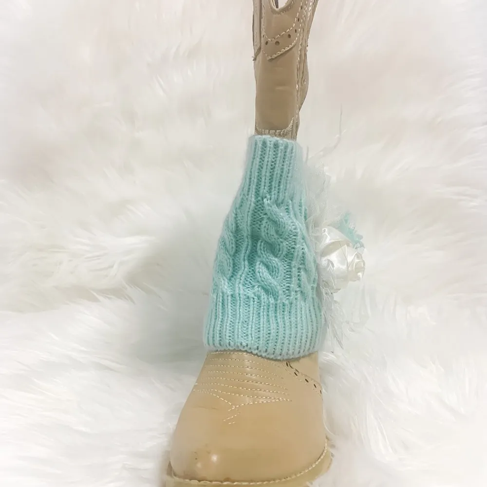Handmade Women Removable Boot Band.            One Size Boot Cuff - Image 4