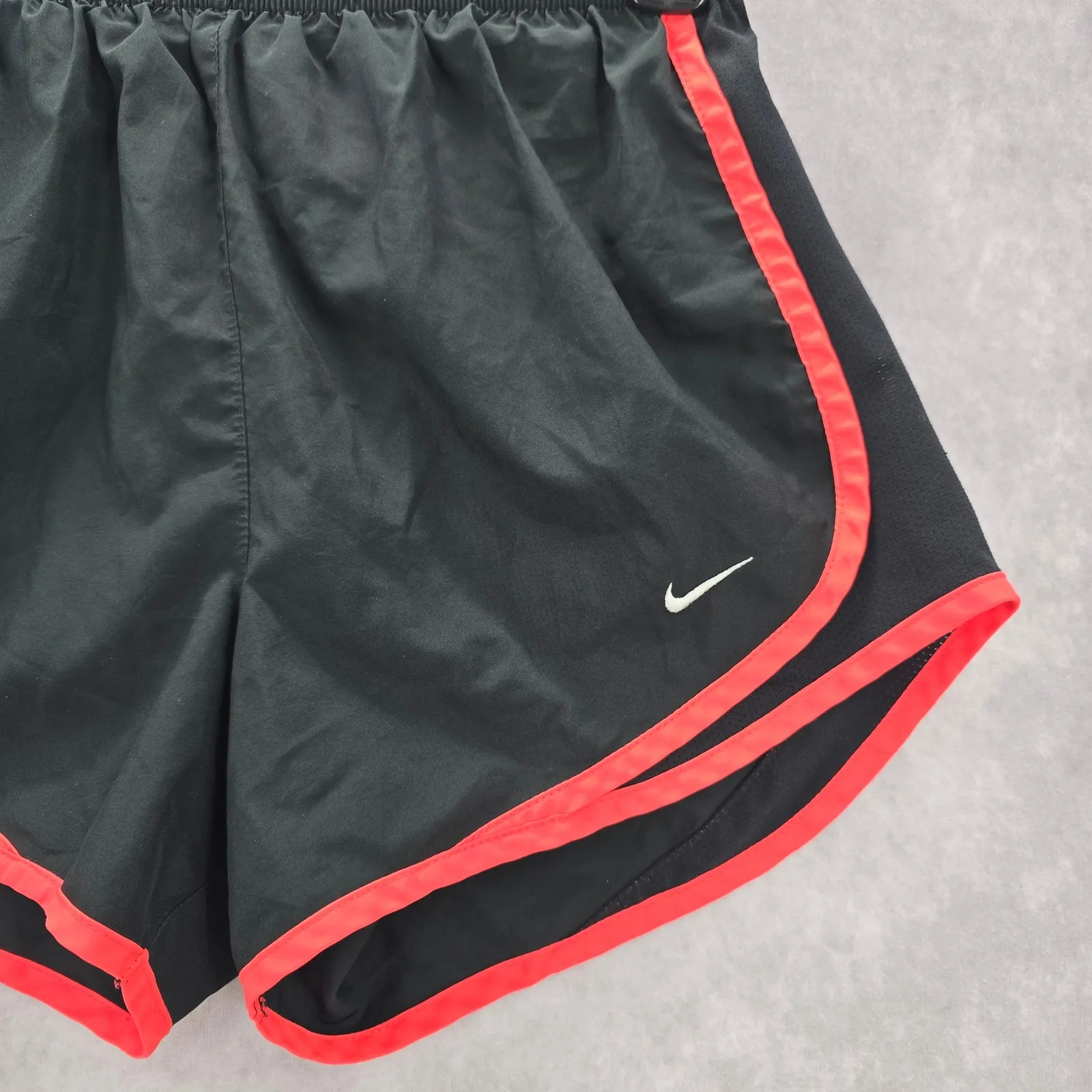 Nike Black Pink Stripe Pull On Athletic Active Running Pants Shorts Small - Image 3