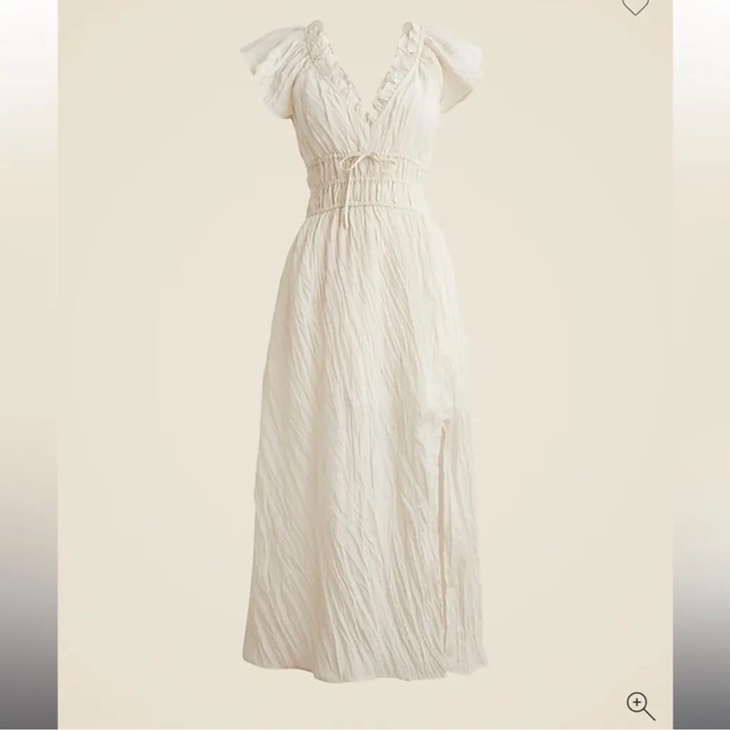 J.Crew Palermo dress in viscose-blend crinkle - Image 5