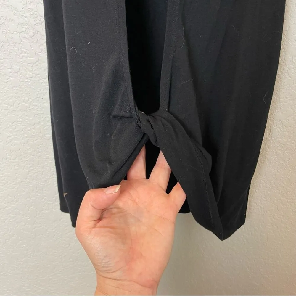 OLD NAVY SPORT Black Open Back Tank Top Size S - Image 7