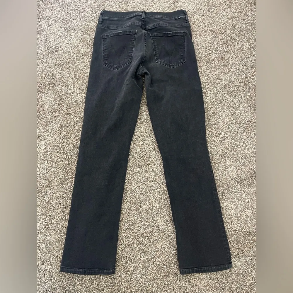 Women’s Mother The Insider Crop Jeans Not Guilty Black Size 26 - Image 7