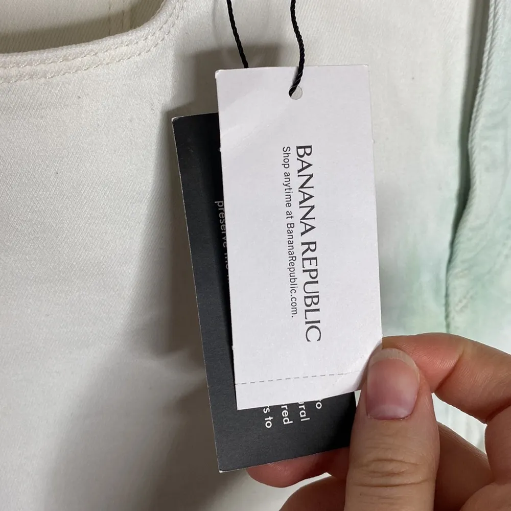 Banana Republic Shiba seafoam blue tie dye skinny jeans size 28 - Image 14