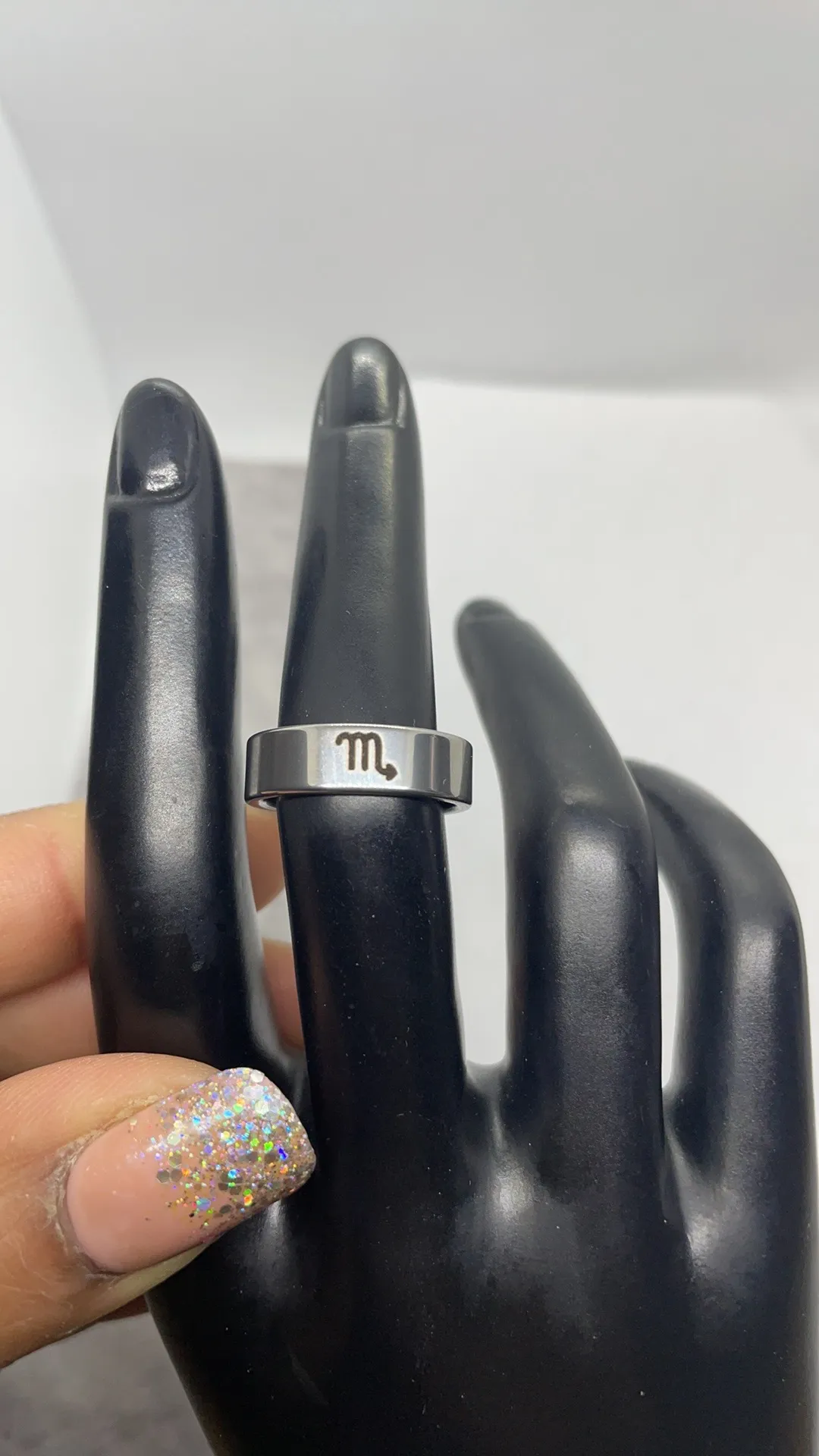 Silver Scorpio Astrology Ring - Image 6