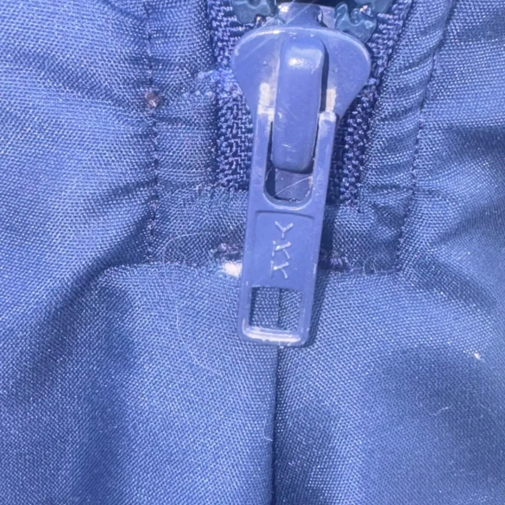 Vintage Rainbow West Blue ski, babe snowsuit Overalls Juniors 9 Size 8 - Image 10