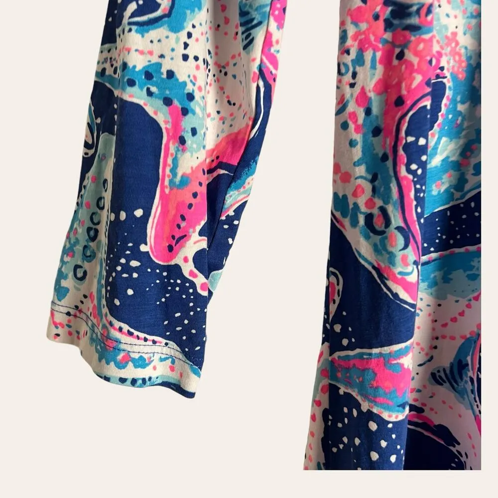 Lilly Pulitzer Beacon Kaleidoscope Starfish Print Mini Dress Size XS - Image 5