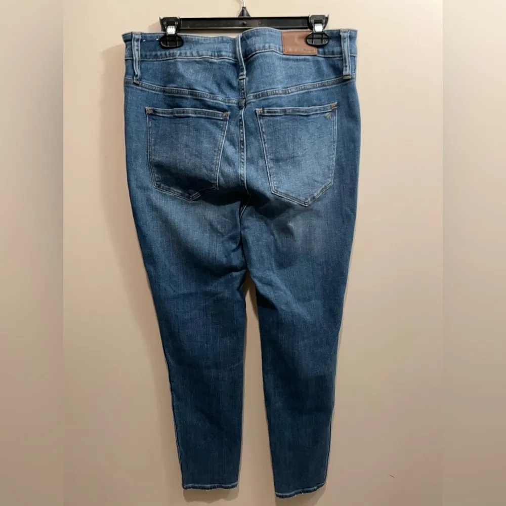 Madewell Blue 10” High Rise Skinny Jeans Classic Style - Image 3