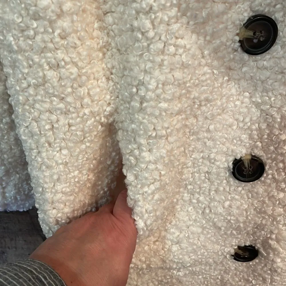 BlankNYC Sea Salt Faux Sherpa Teddy Bear Coat - Image 5
