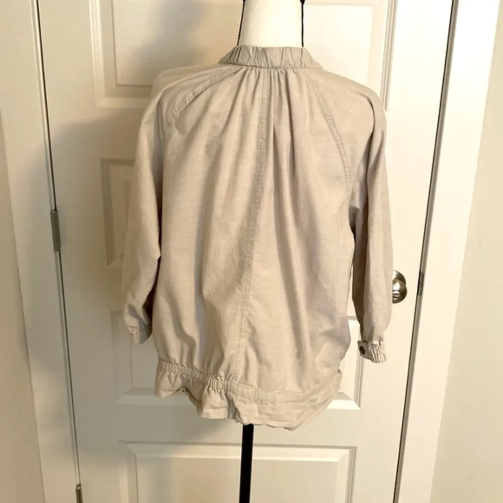 Eddie Bauer|| Beige spring short jacket with pockets - Image 7