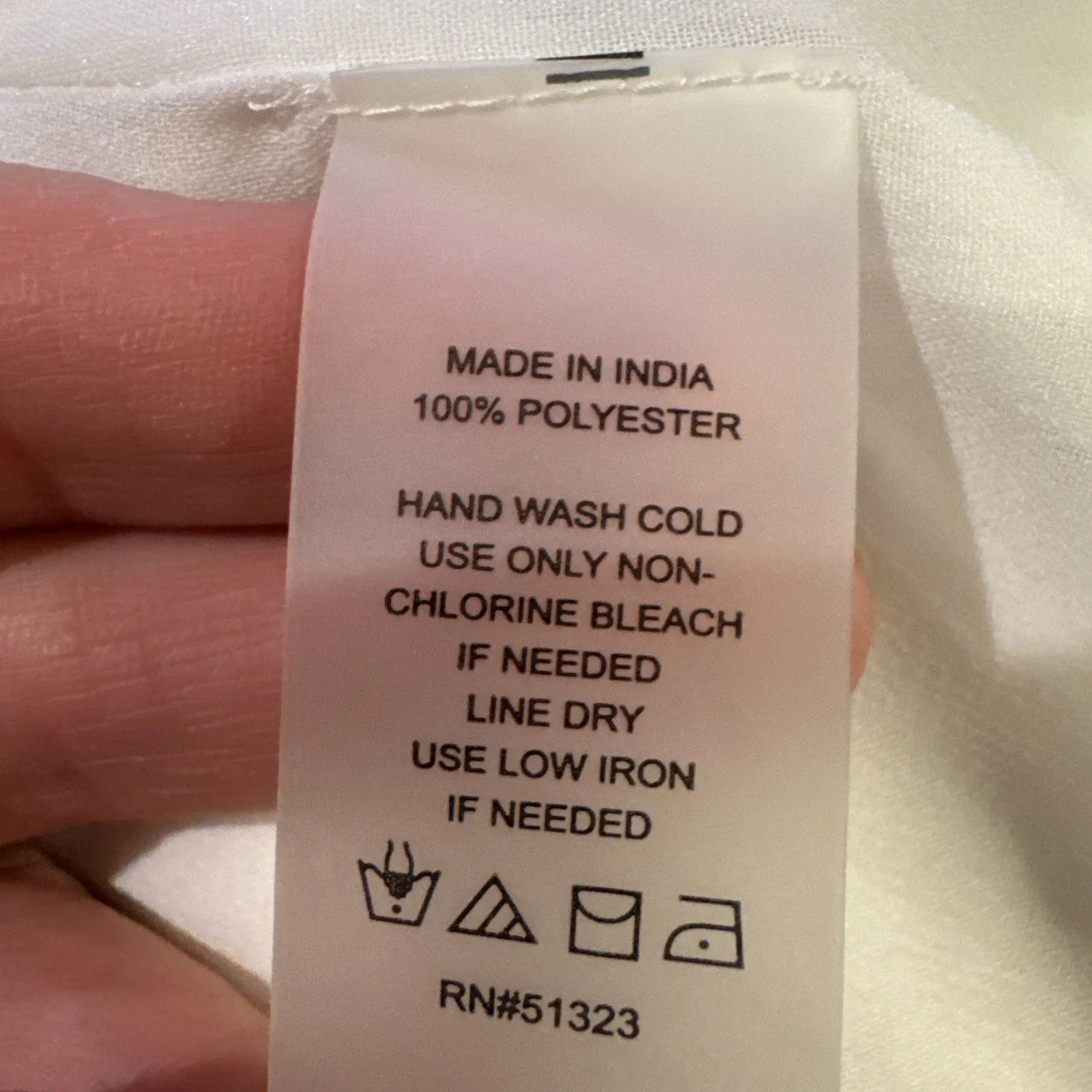 Vince Camuto Ruffle Strap Rumple Tank Top Ivory Sz PL Layer Quiet Luxury New - Image 6