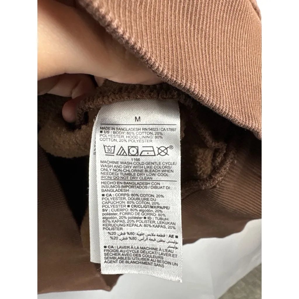 Women’s Old Navy Medium Chocolate Brown Hoodie - Image 5