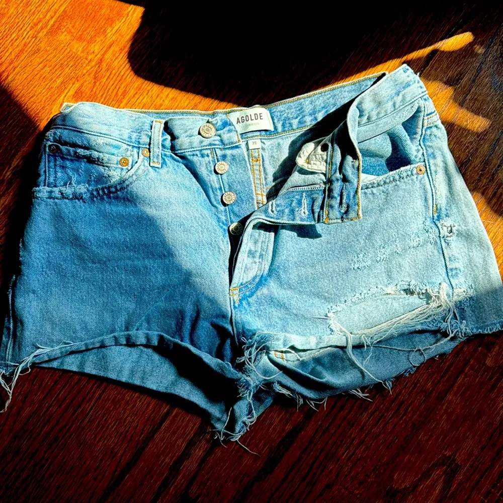 AGOLDE Parker Denim Short in‎ Freewheeling, 28 - Image 4