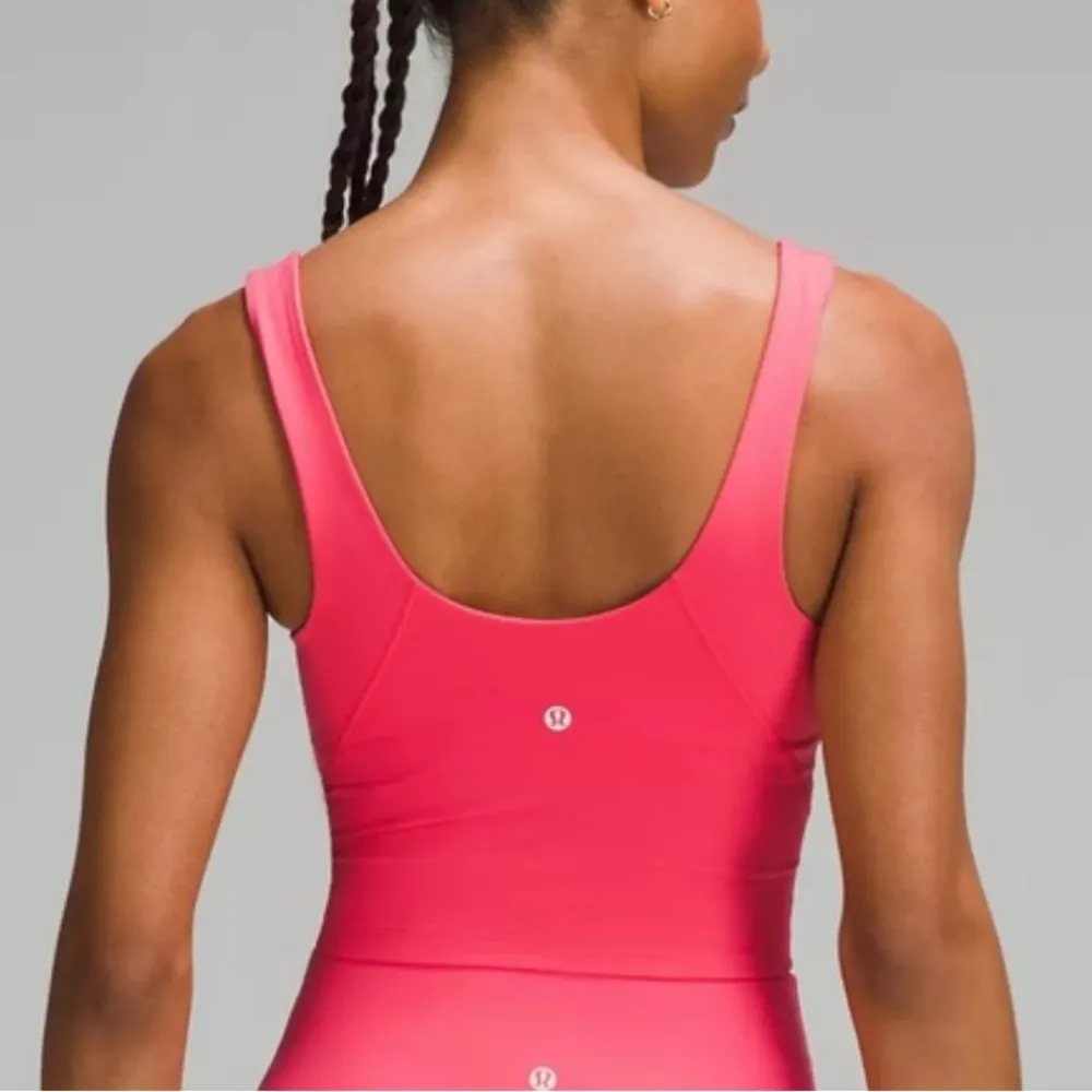 Lululemon Align Tank Top Crop Top Glazed Pink Size 14 NWT - Image 2
