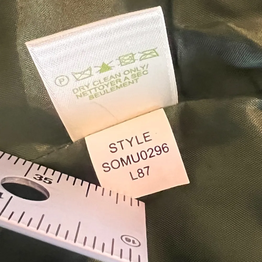 SIGRID OLSEN SIZE 6 TEXTURED  GREEN W/PINK UNDERTONES JACKET BLAZER EUC - Image 10