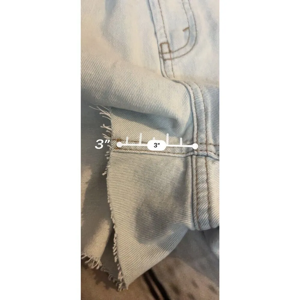 Wild fable super high-rise cutoff shorts Women’s 8 New - Image 3