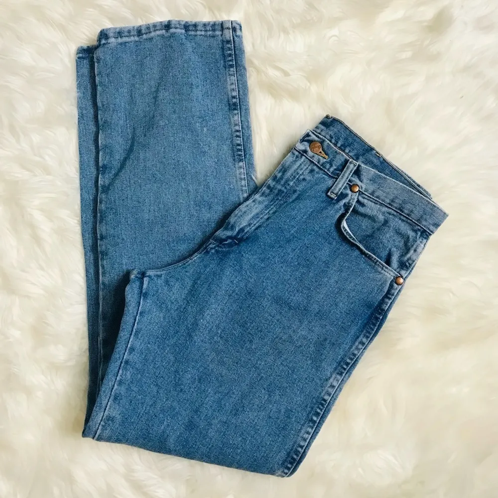 Vintage Wrangler Straight Leg Jeans - Image 4