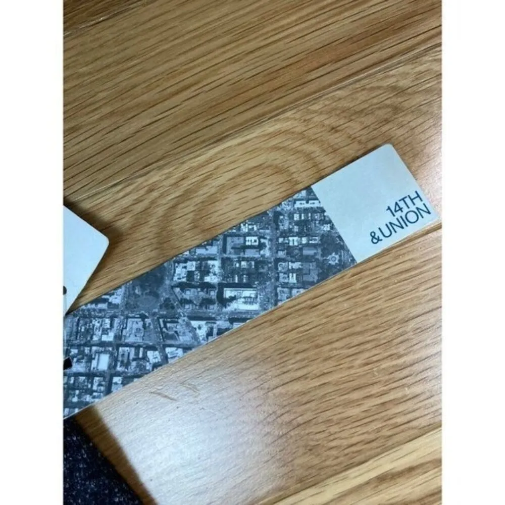 -New 14th & Union Zip Up Long Sleeve Jacket Womens L Black Speckle Moto Coat $45 - Image 5