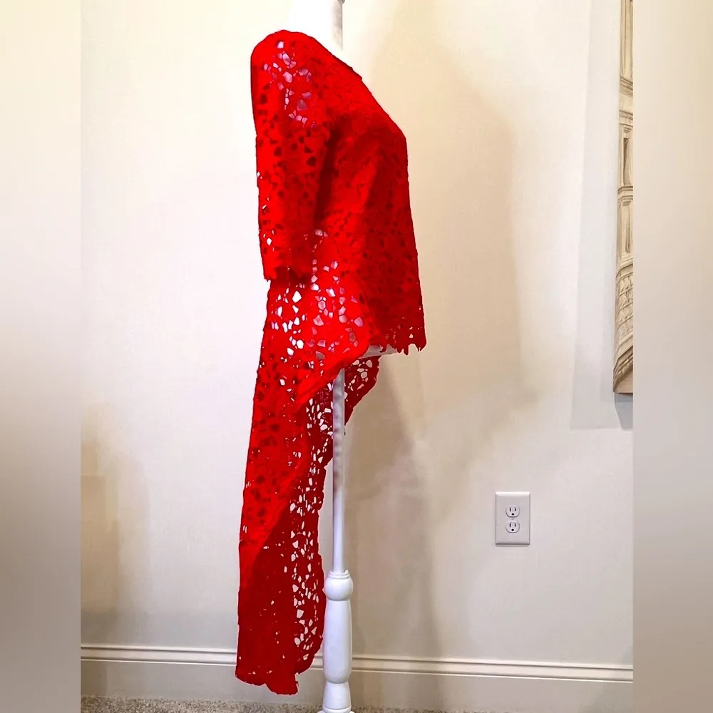 Beautiful GD Golden Days Lace Top Red - Image 2