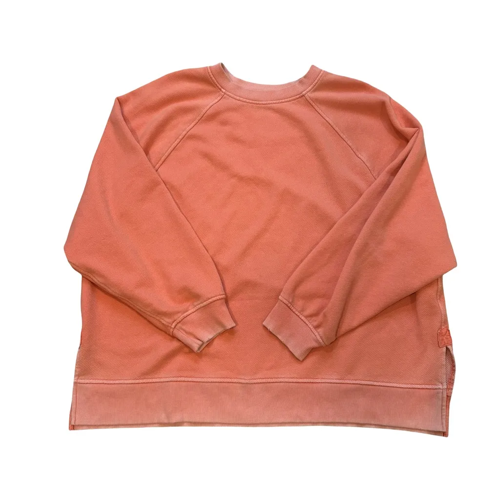 Aerie Beach Party Crew Sweatshirt, Orange Sz XL - Image 12