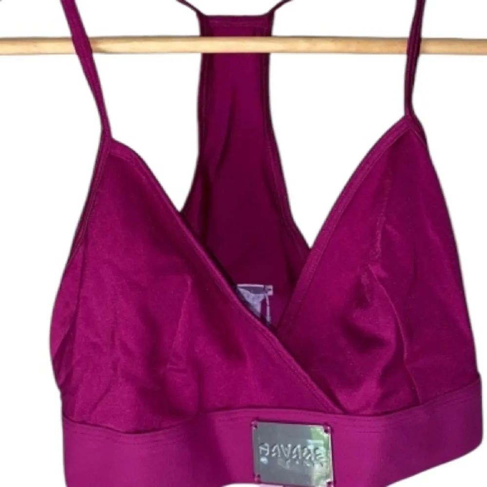 Savage Fenty bra fuchsia pink purple color Rihanna lingerie brand medium - Image 5