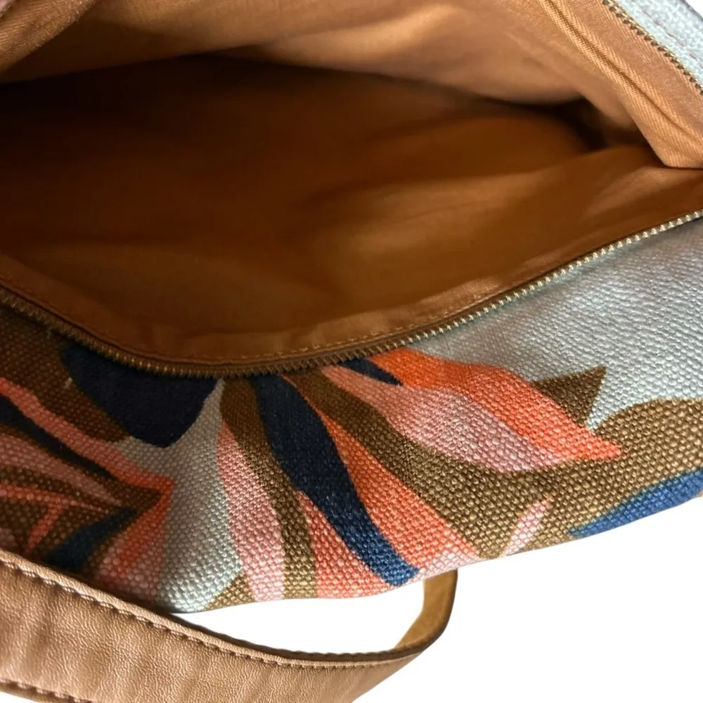 Fossil‎ Preston Floral Canvas Crossbody Bag Multicolor Women's Casual - Image 10