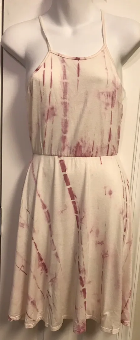 Tie Dye Fit Flare Sundress Dress - Image 3