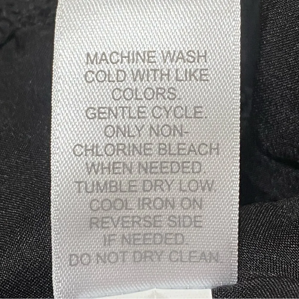 Christian Siriano For J Jill Black Faux Suede Pencil Skirt Size Medium - Image 5