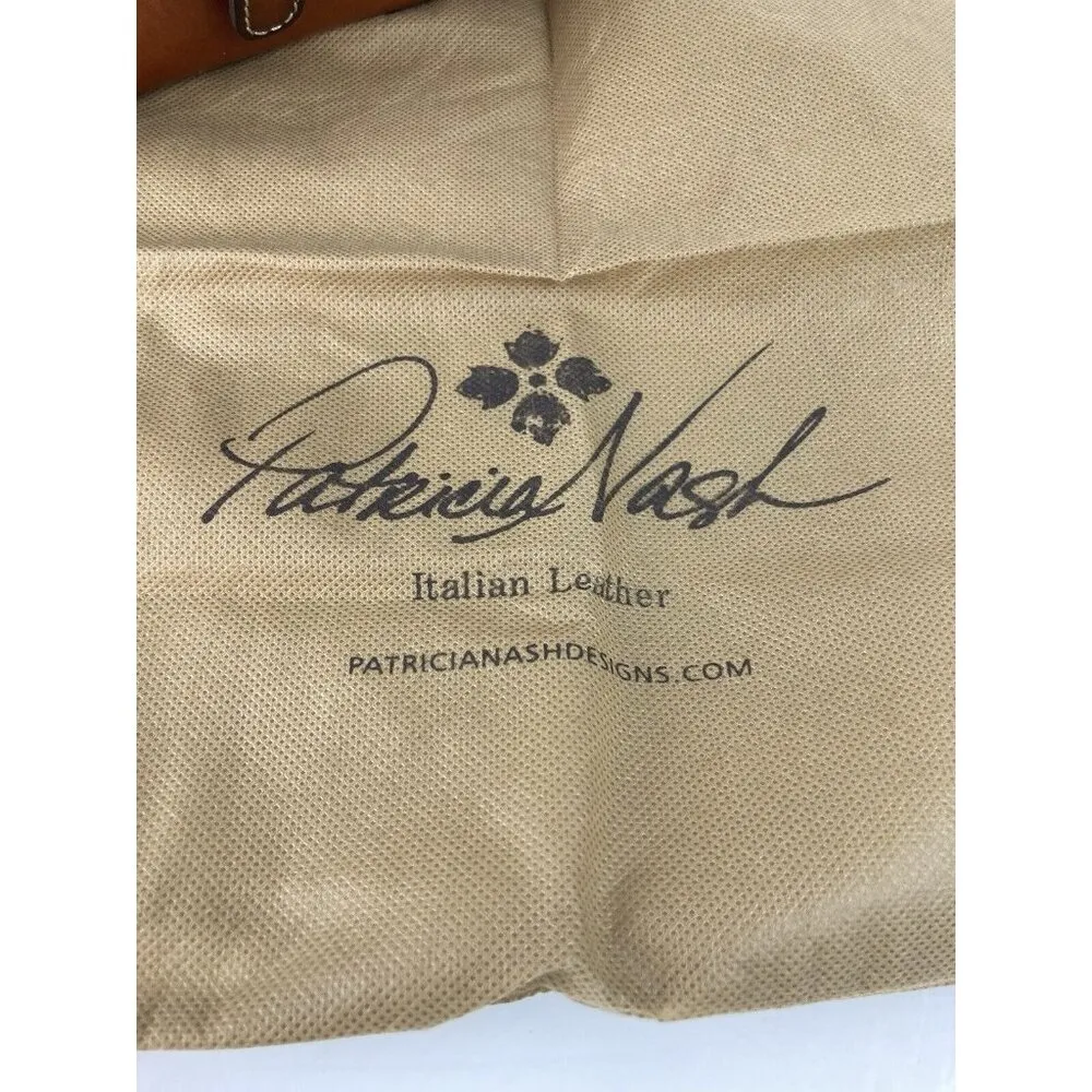 Patricia Nash Torri Tooled Leather Crossbody Bag Florence Tan Brown Western Boho - Image 13