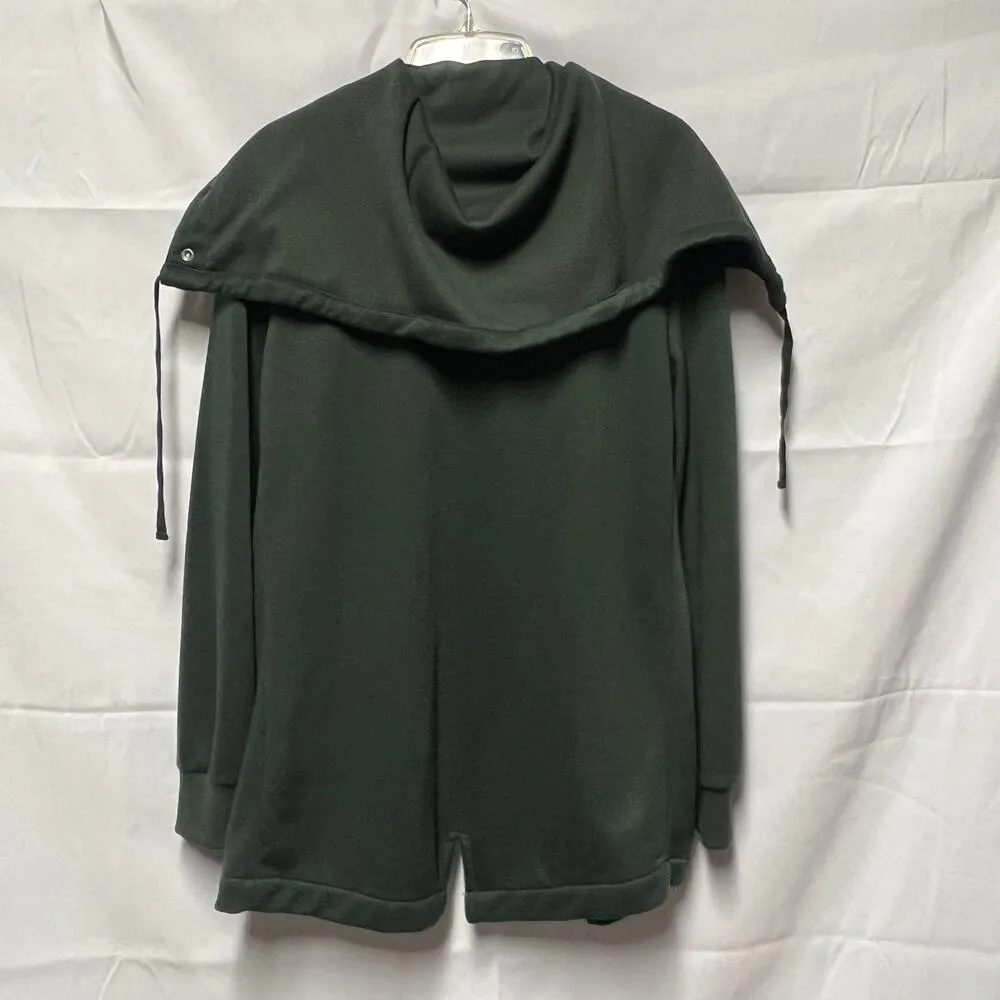 BLANKNYC Open Front Fleece Cardigan Jacket Coat Size Medium Funnel Neck - Image 5