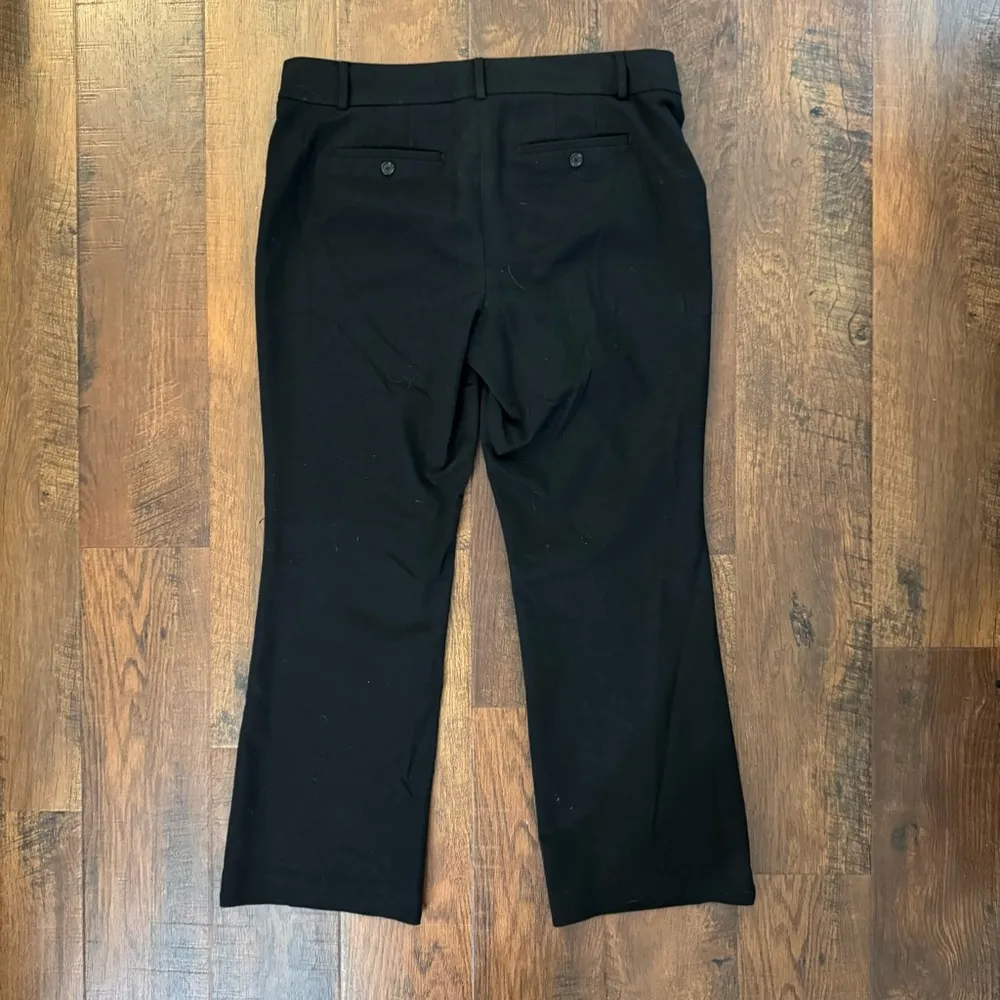 ANN TAYLOR LOFT black The Julie Trouser, size 12P - Image 3