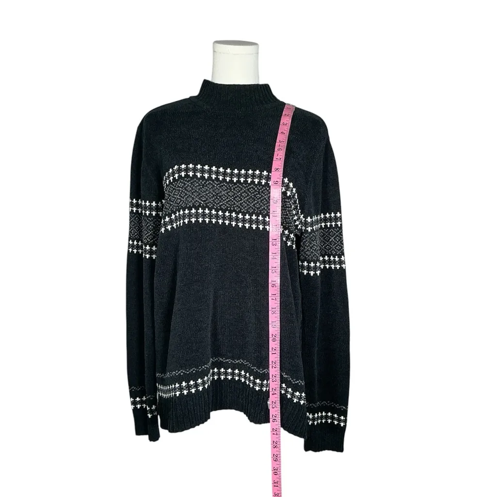 Jennifer Moore Charcoal Ribbed‎ Sweater - Image 3