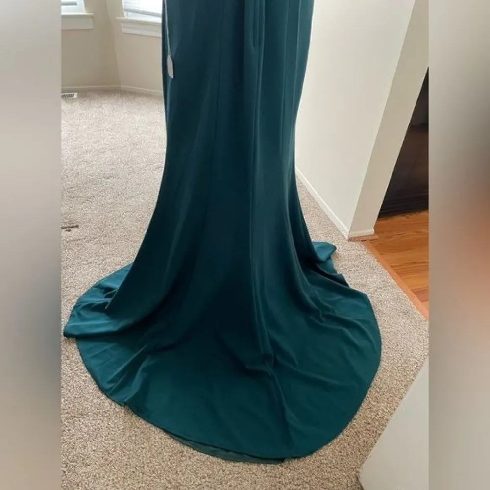 Allure Bridal style 1687 Spruce Green Prom Bridesmaid Dress NWT Size 16 - Image 5